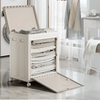 Space-Saving Multi-Functional Foldable Laundry Storage Basket (70L)