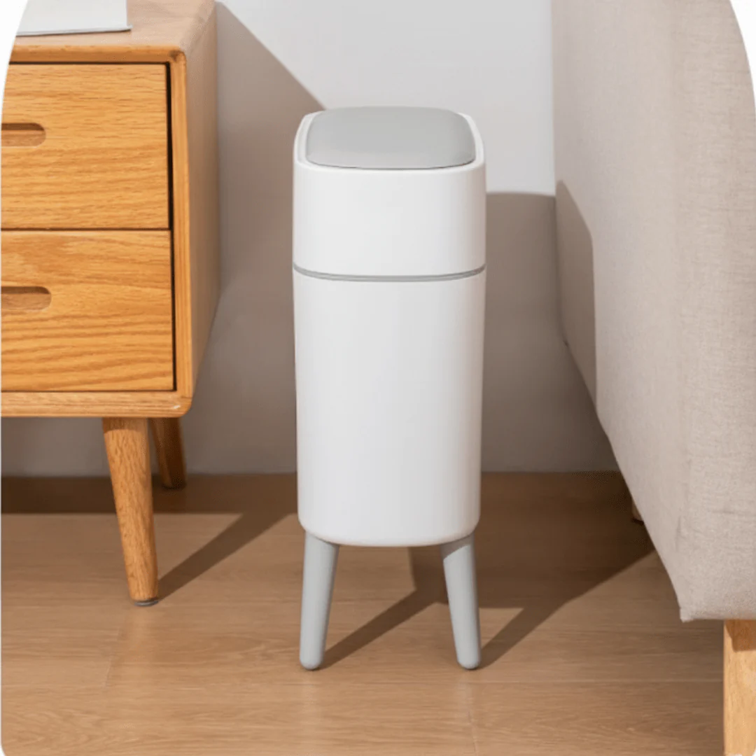 Smart Sensor Hands-Free Trash Can with Elevated Legs(10L)