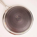 Multi-Purpose Stainless Steel Non-Stick Honeycomb Frying Pan(24cm)