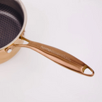 Multi-Purpose Copper Core Honeycomb Frying Pan With Lid (18cm)