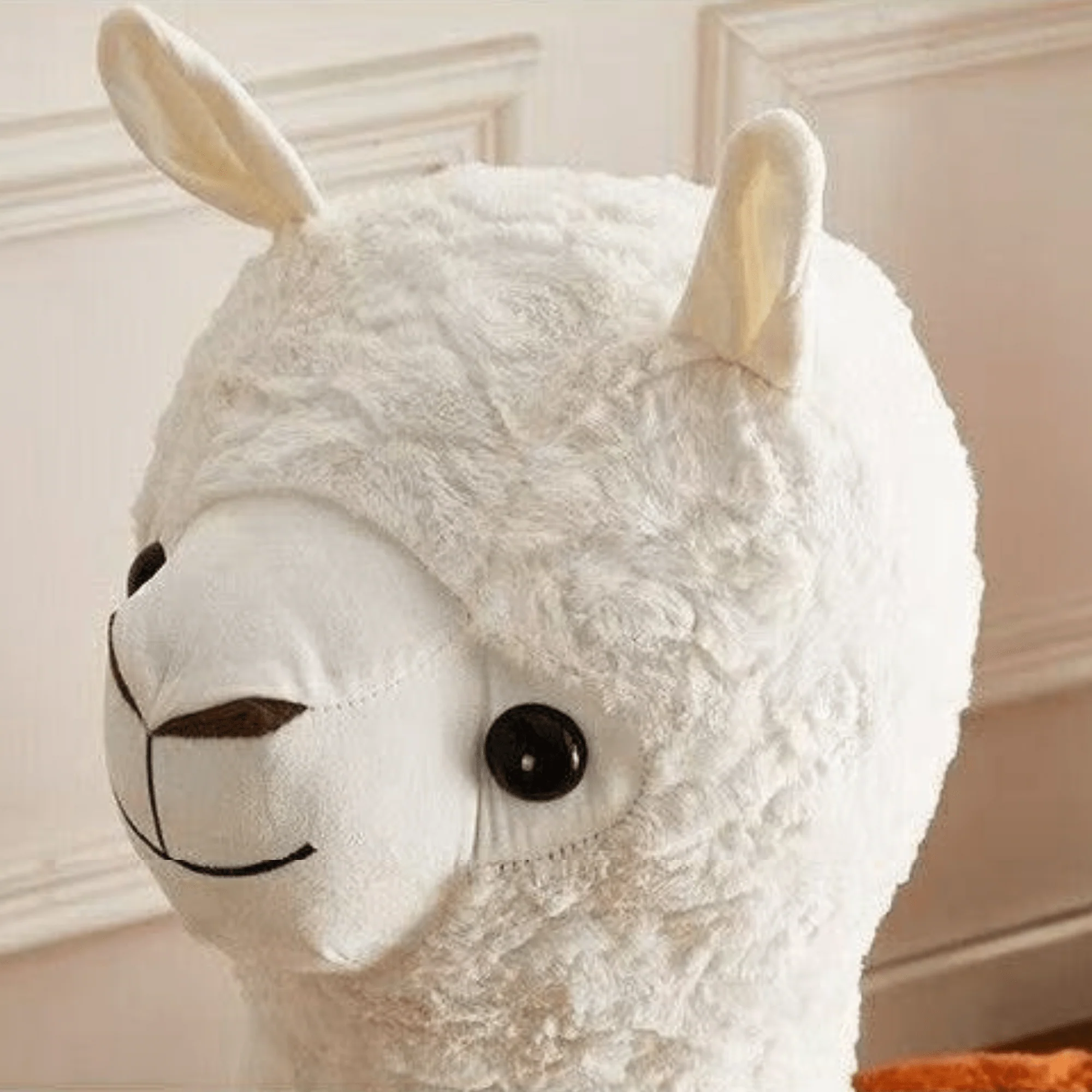 كرسي قدم (فوت ستول) متعدد الأغراض من قماش "صوف الألبكة" ويا ويّلات (115 سم)