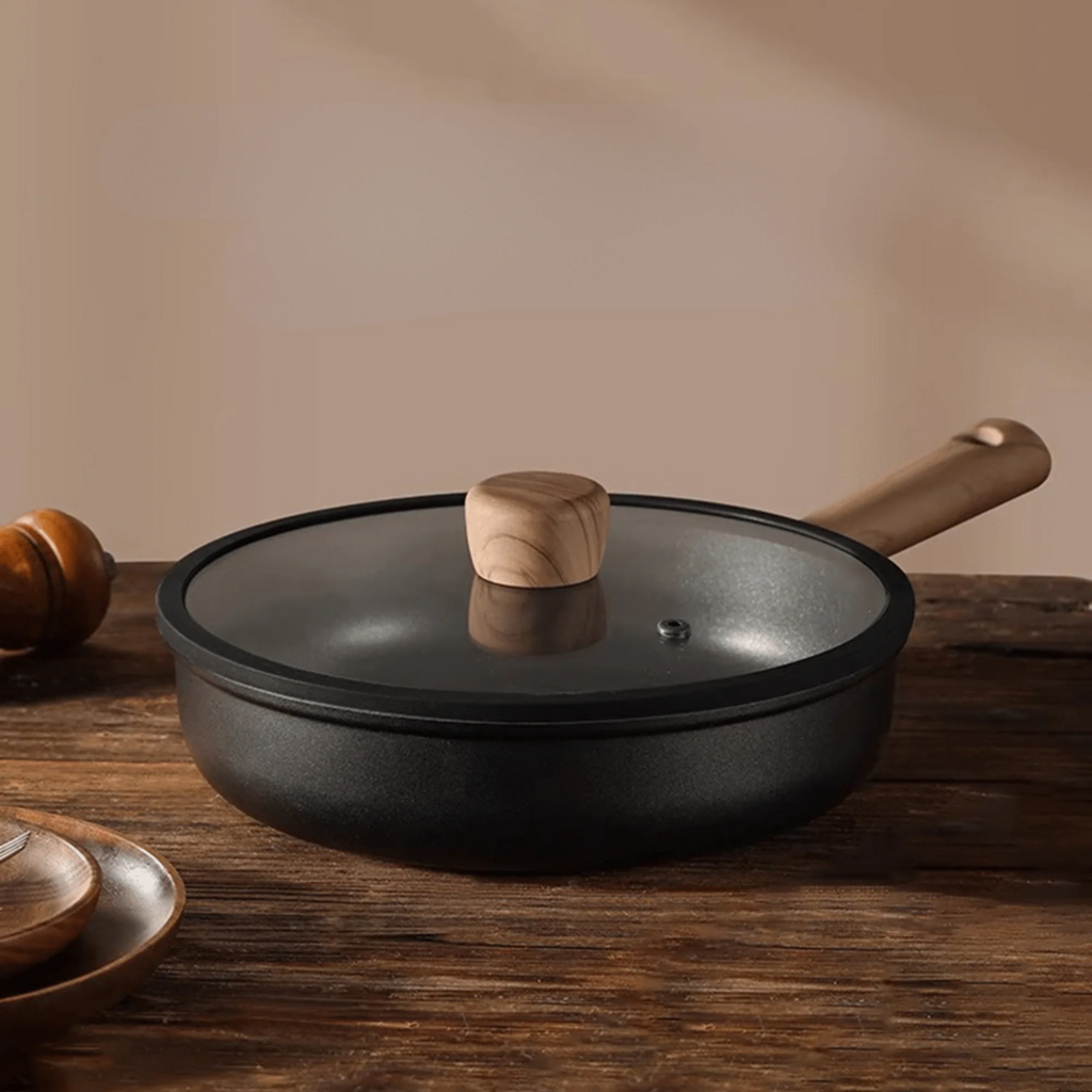 Non-Stick Titanium Fry Pan with Visual Lid (28 cm)