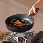 Durable Titanium Alloy Non-Stick Frying Pan without Lid (20cm)