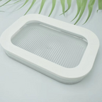 Multi-Purpose Three-Layer Transparent Refrigerator Sealed Storage Box with Lid