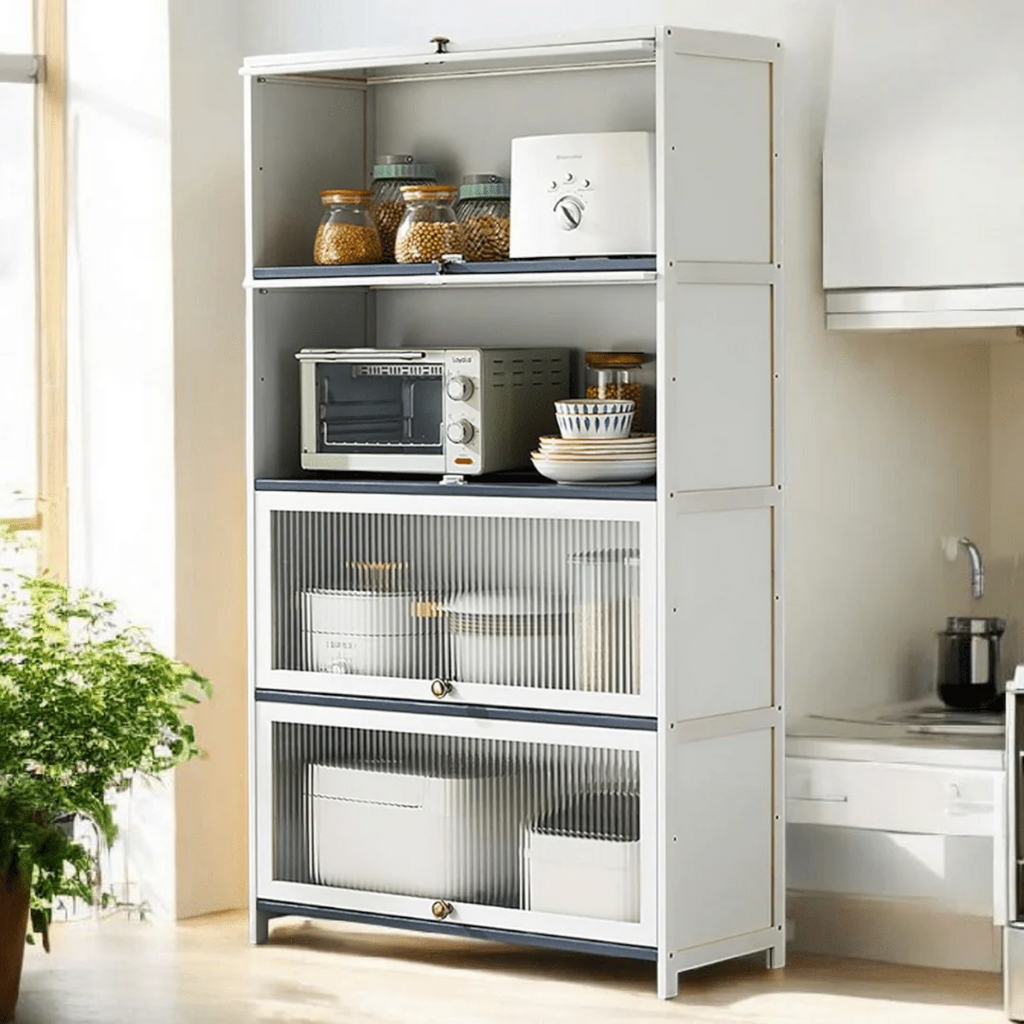 Multi-Storage Wardrobe Cabinet (4-Layer)