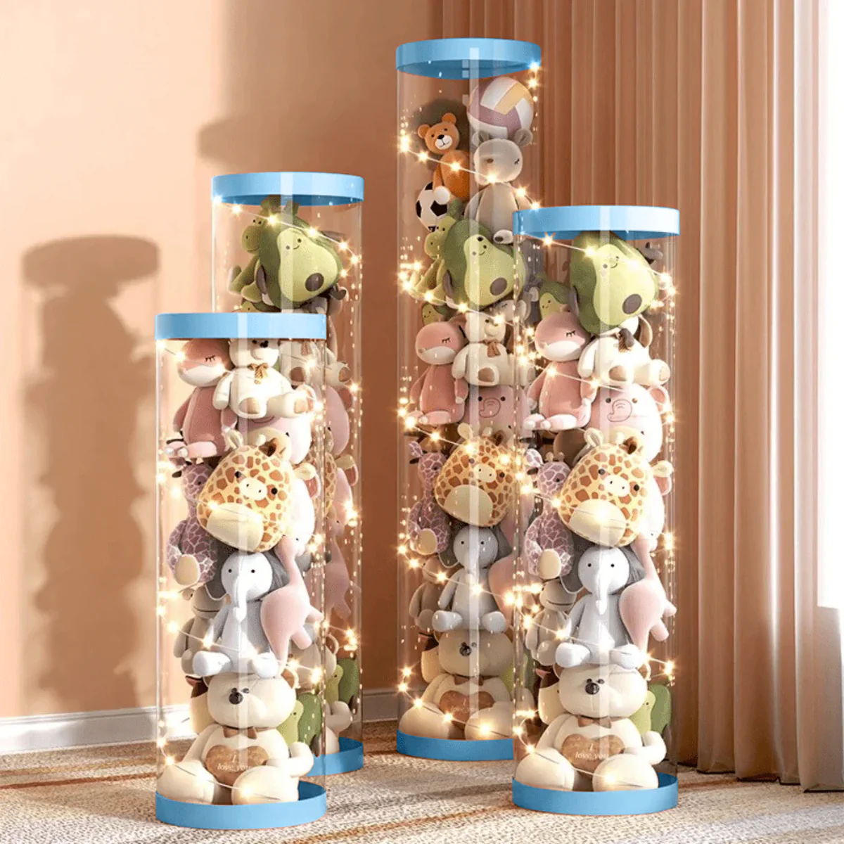 Plush Toy Storage Bucket