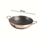Multipurpose Stainless Steel Non-Stick Honeycomb Cooking Pot (30cm)