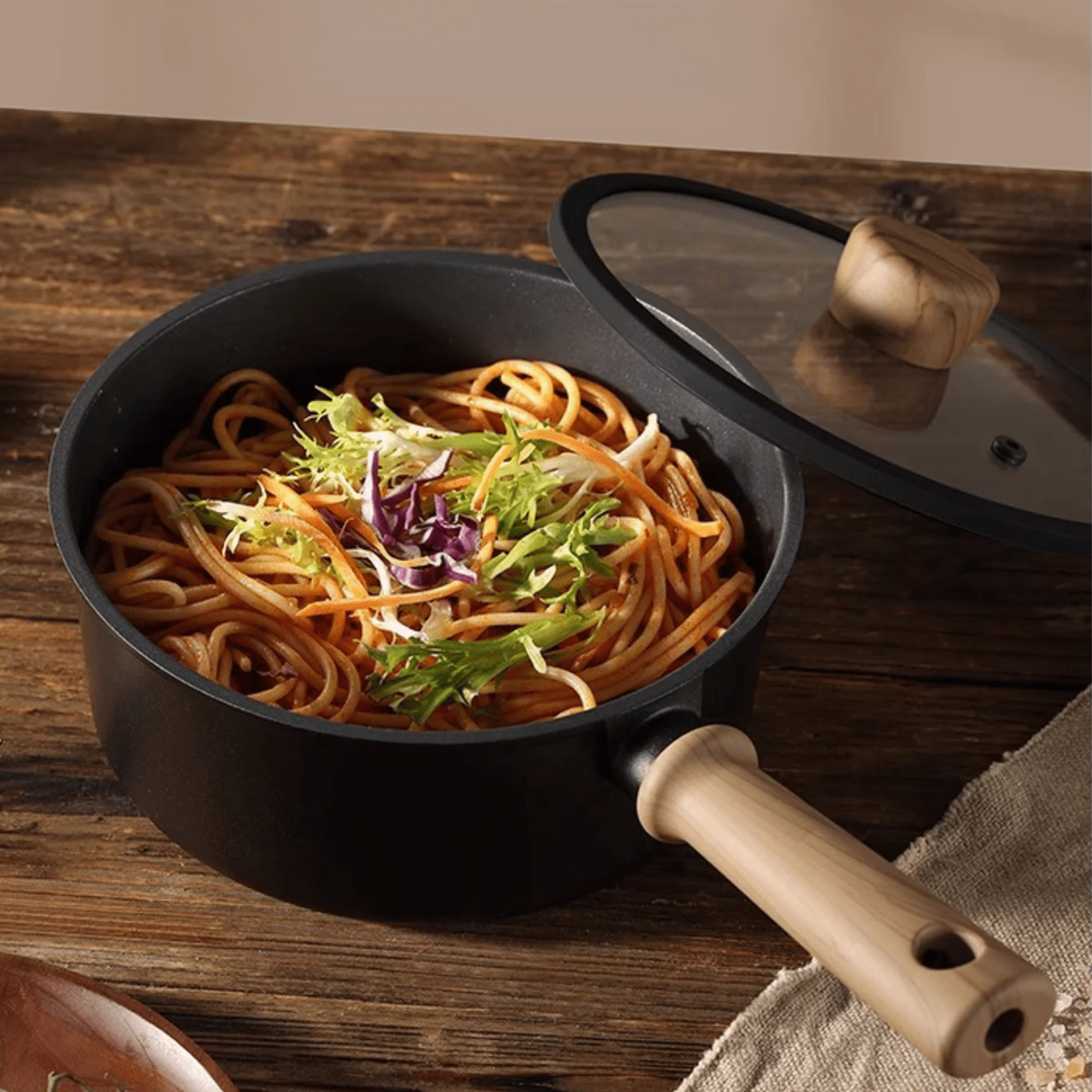 Multi-Purpose Titanium Non-Stick Cooking Pot with Lid (20cm)