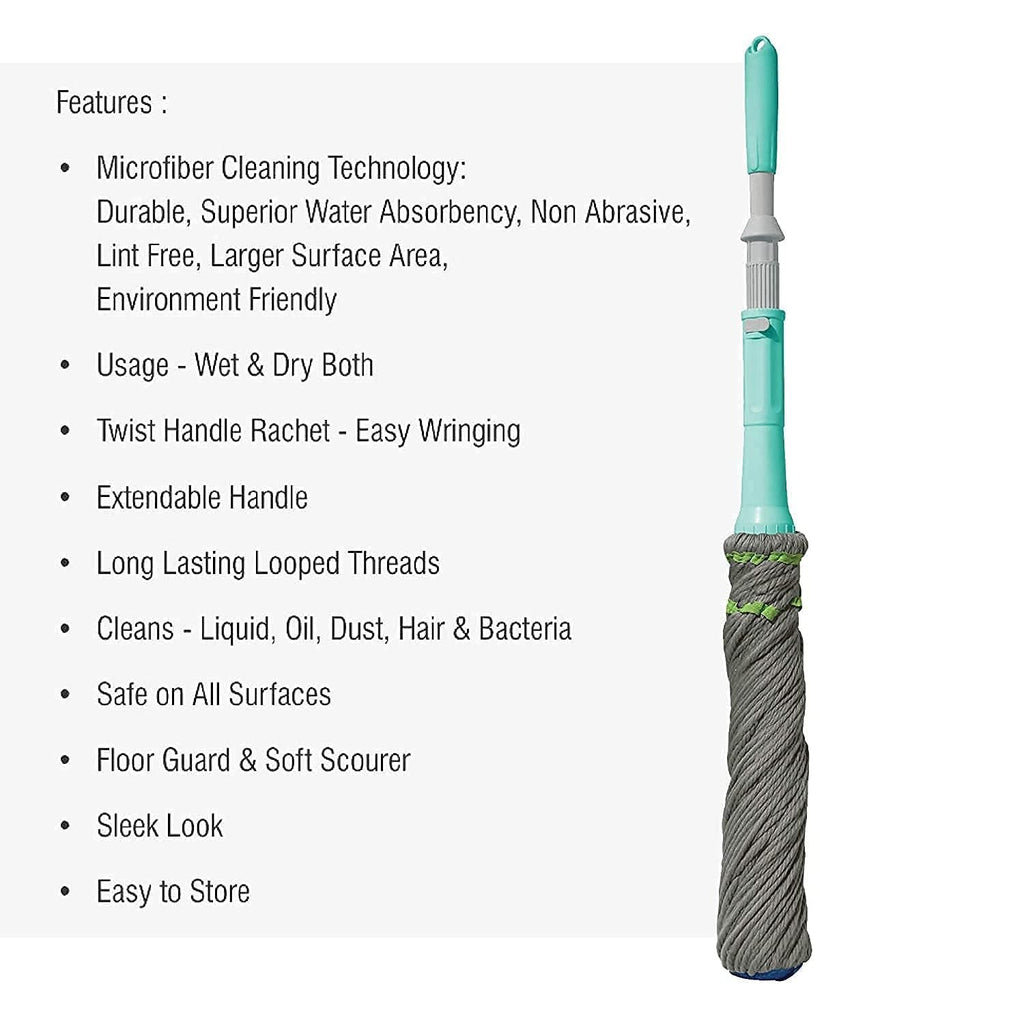 Automatic Winding Twist Cleaning Mop