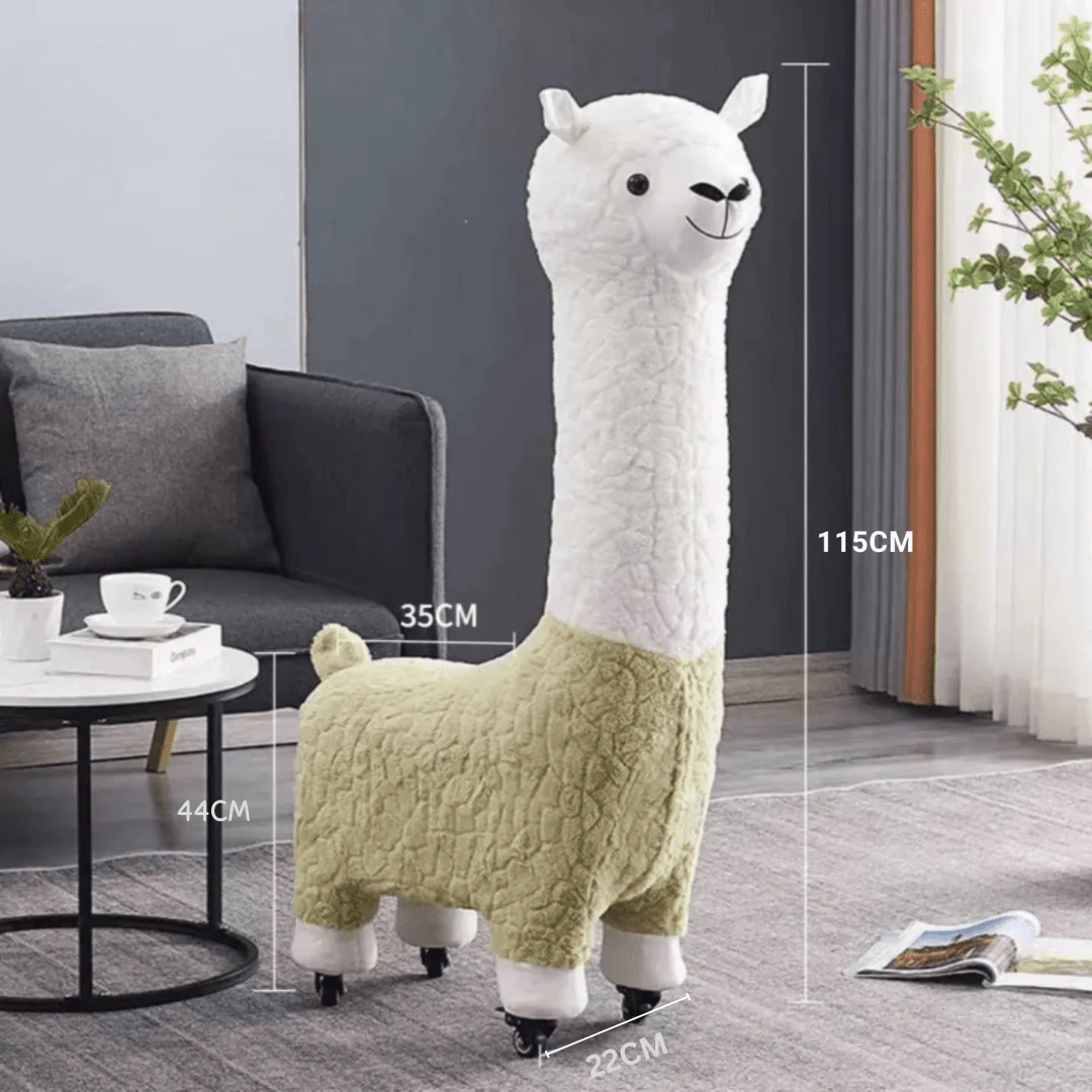 كرسي قدم (فوت ستول) متعدد الأغراض من قماش "صوف الألبكة" ويا ويّلات (115 سم)