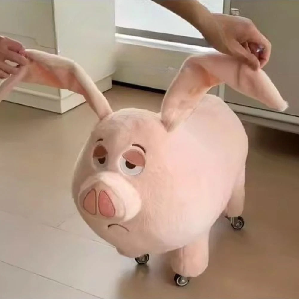 Multi-Purpose Pig Stool Soft Plush Chair (60cm)