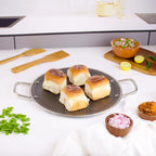 Stainless Steel Honeycomb Multi-Purpose Pan & Tray with Handle (30cm)