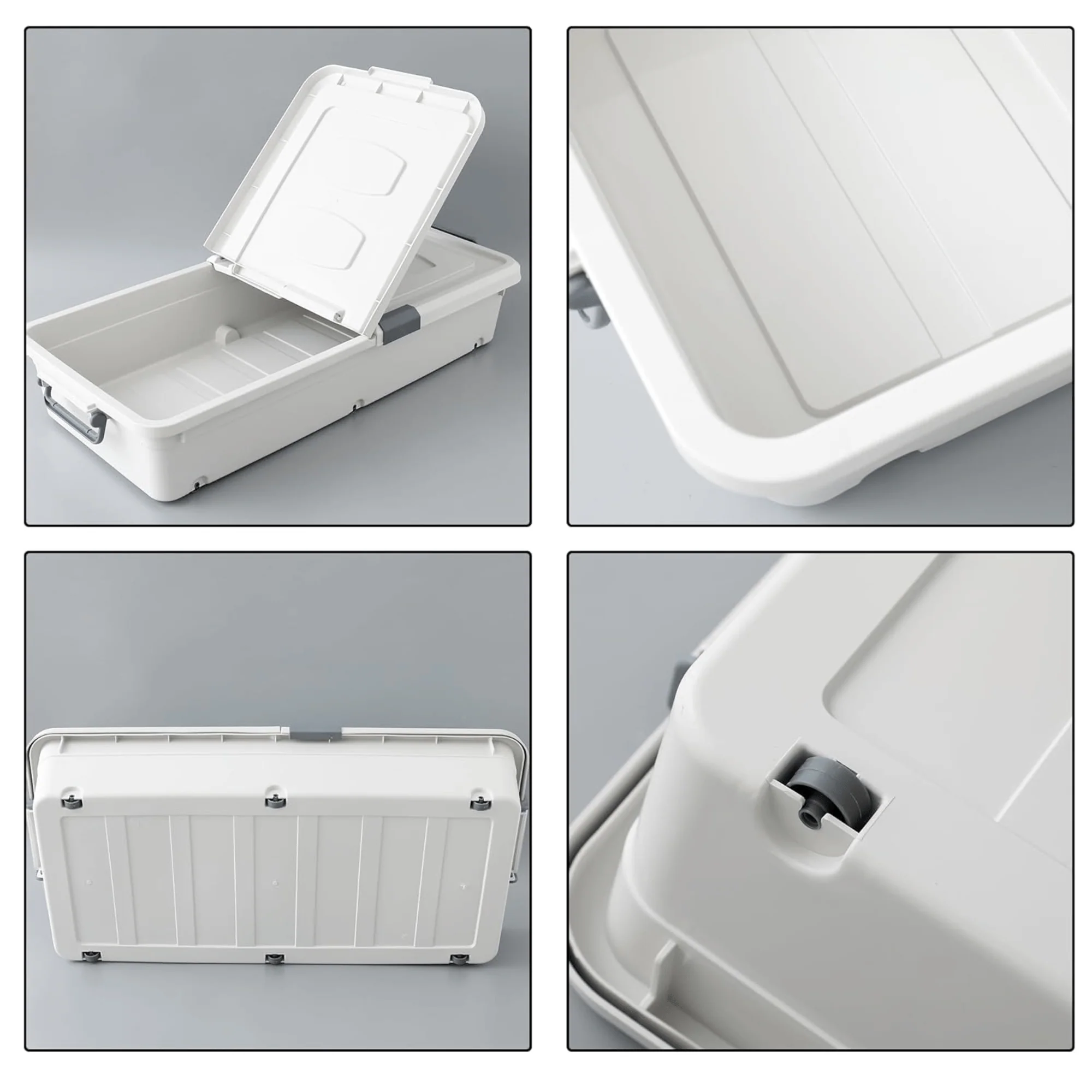 صندوق تخزين متعدد الوظائف ويا عجلات (تايرات)