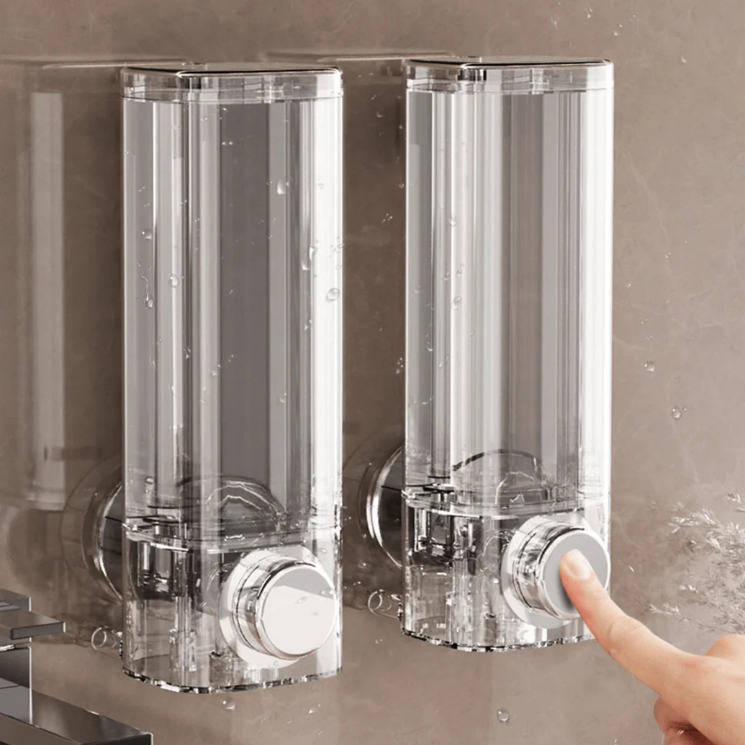 موزّع سوائل (ديسبنسر) مثبت على الحايط بـ "دفع سلس" (450 مل)