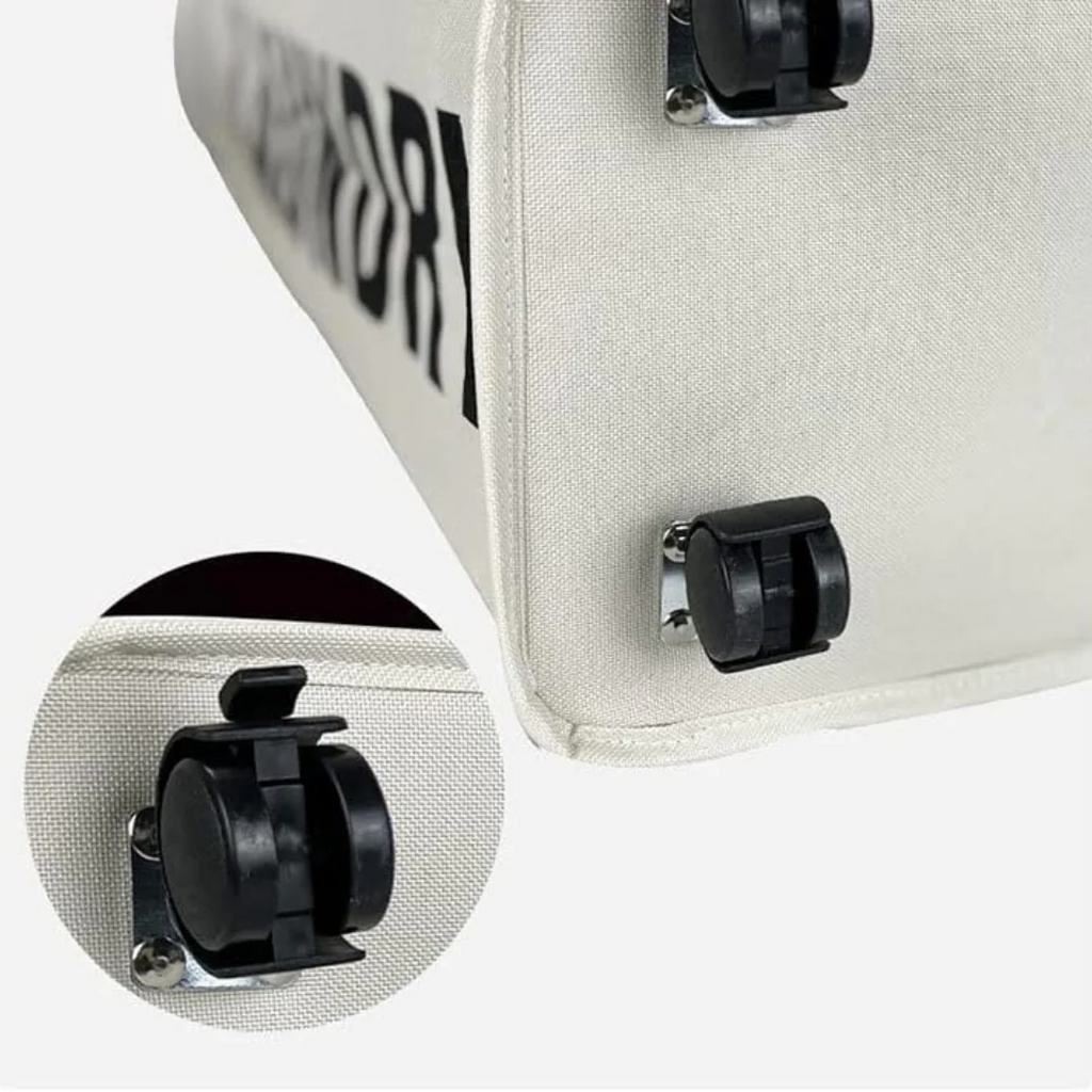 Rolling Laundry Basket with Wheels