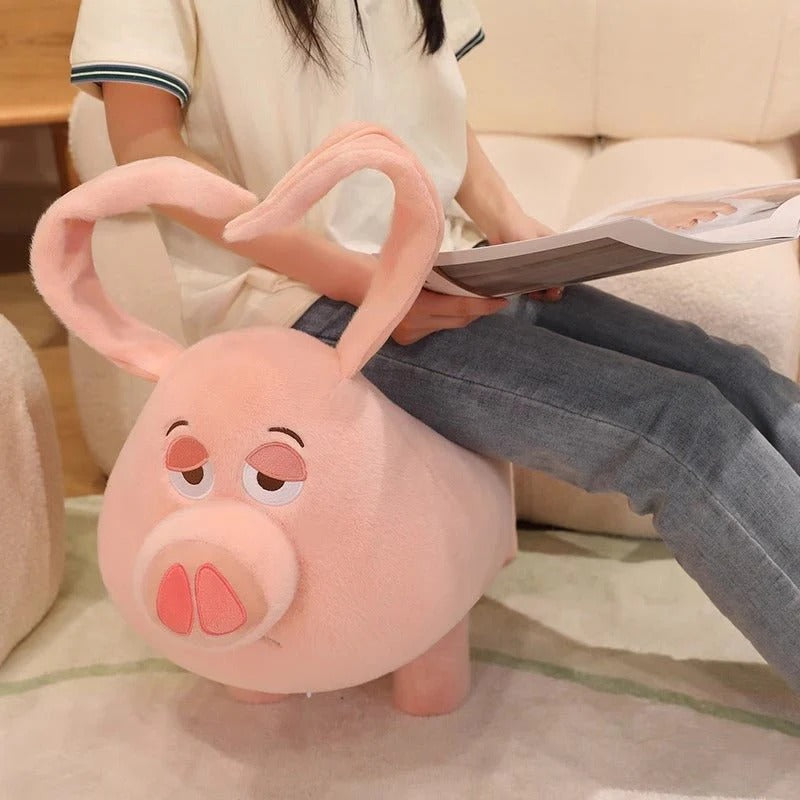 Multi-Purpose Pig Stool Soft Plush Chair (60cm)