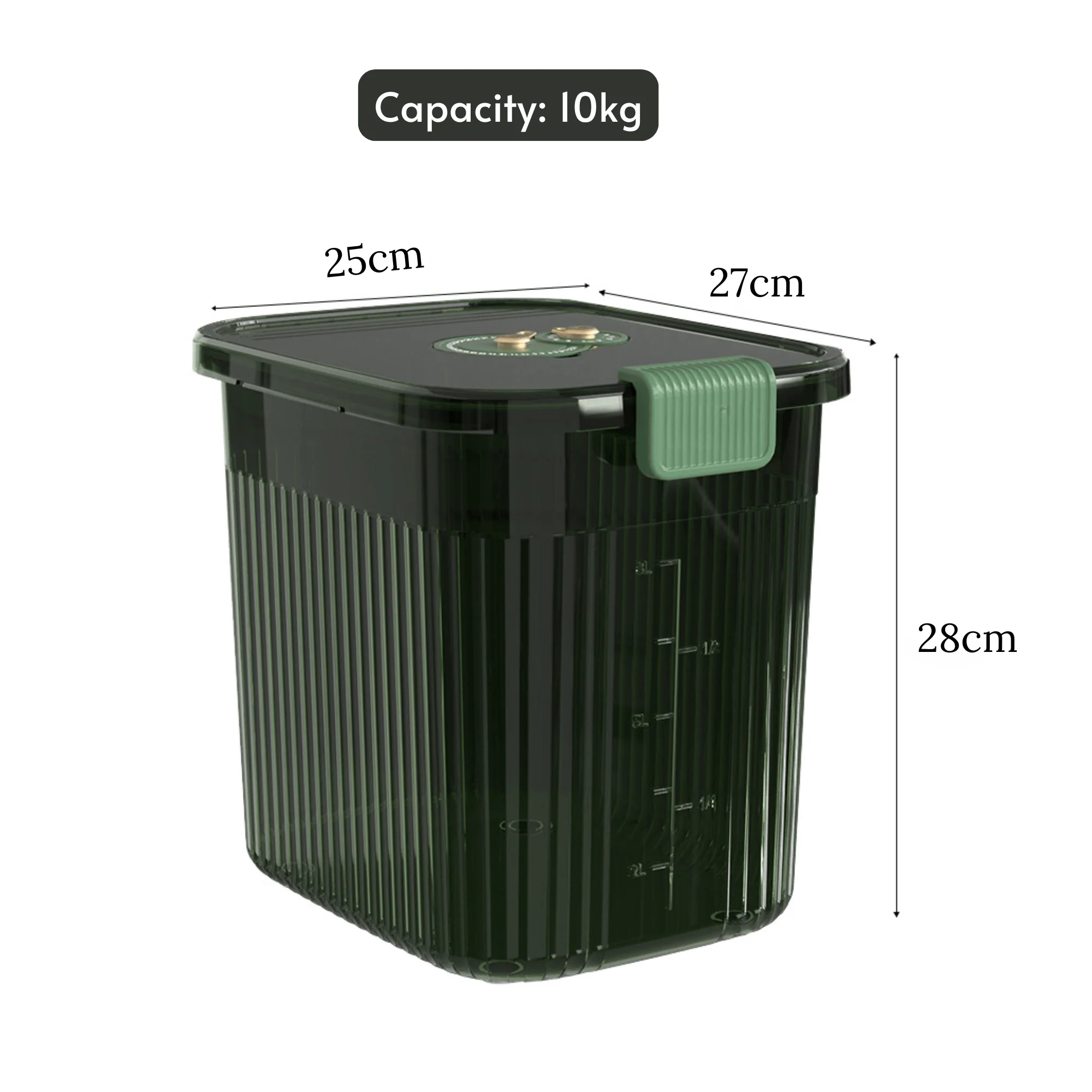 Multi-Purpose Plastic Airtight Food Storage Container With Lid