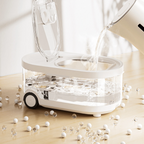 Sealed Rice Storage Container with Measuring Cup & Wheels