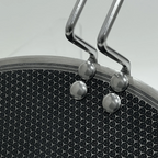 Multi-Purpose Stainless Steel Honeycomb Non Stick Tawa (28cm)