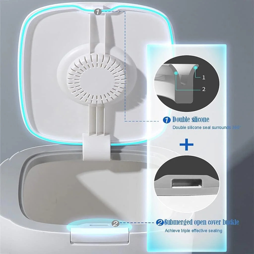 Multi-Purpose Silicone Seal Food Storage Container with Lid