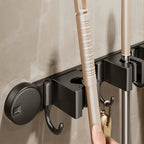 Multi-Functional Wall-Mounted Aluminum Suction Cup Holder(52cm)