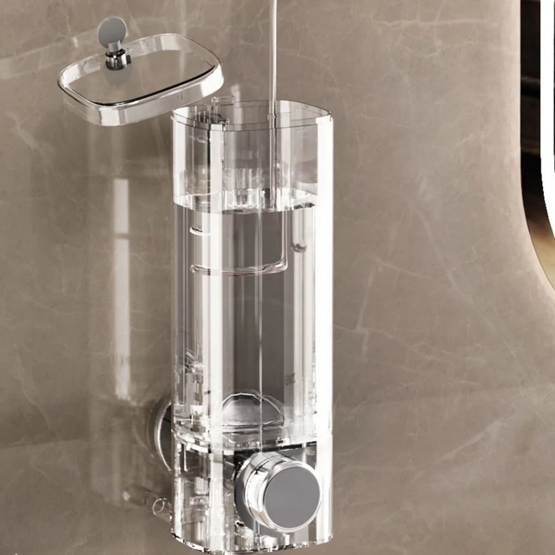 موزّع سوائل (ديسبنسر) مثبت على الحايط بـ "دفع سلس" (450 مل)