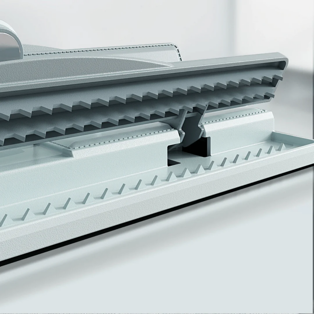 Large Flat Mop with 180° Rotating Stainless Steel Handle (127cm)