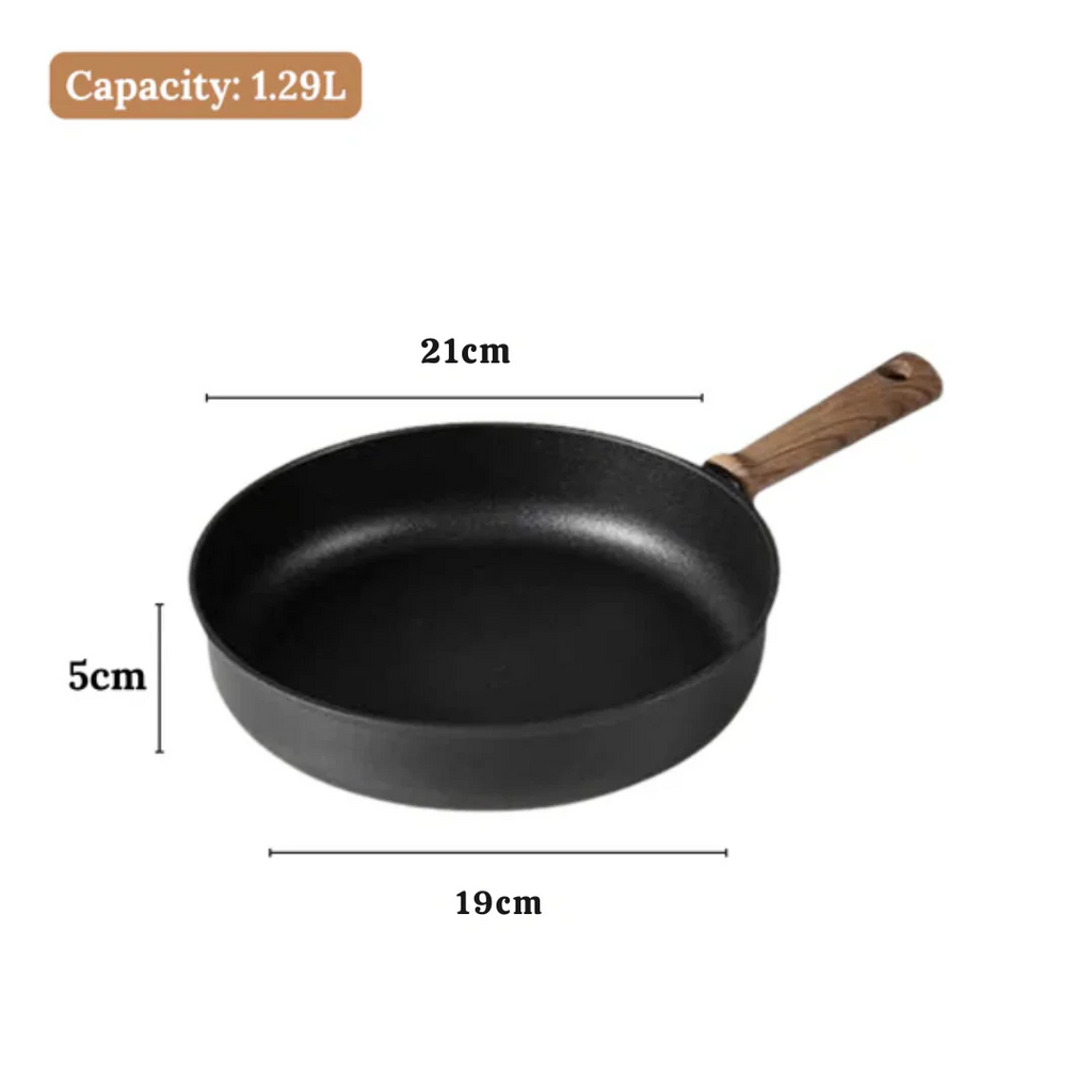 Durable Titanium Alloy Non-Stick Frying Pan without Lid (20cm)
