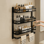 Multi-Purpose Wall-Mounted Aluminum Household Rack (60cm)