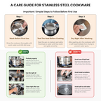 Premium Non-Stick Honeycomb Skillet Wok with Lid (24 cm)