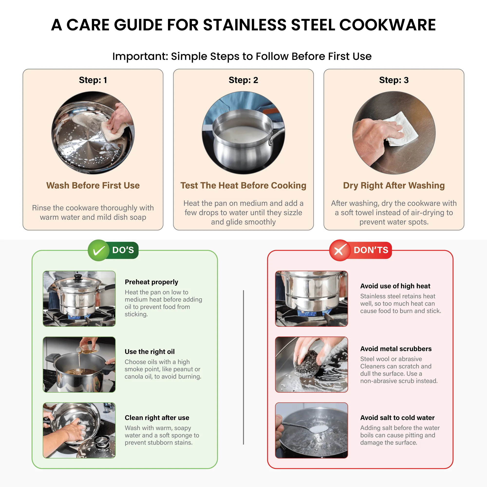 Premium Non-Stick Honeycomb Skillet Wok with Lid (24 cm)