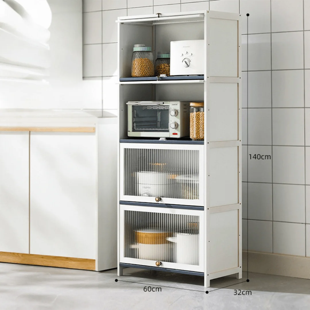 Multi-Storage Wardrobe Cabinet (4-Layer)