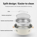 شواية فحم (منقل) محمولة متعددة الأغراض