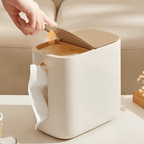 حامل مناديل (كلينكس) ويا سلة مهملات (زبالة) اثنين في واحد