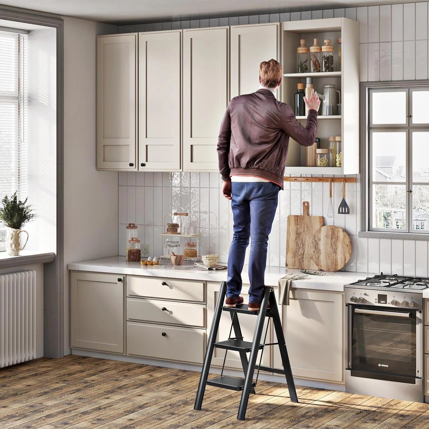 Safe Step Lightweight Folding Ladder