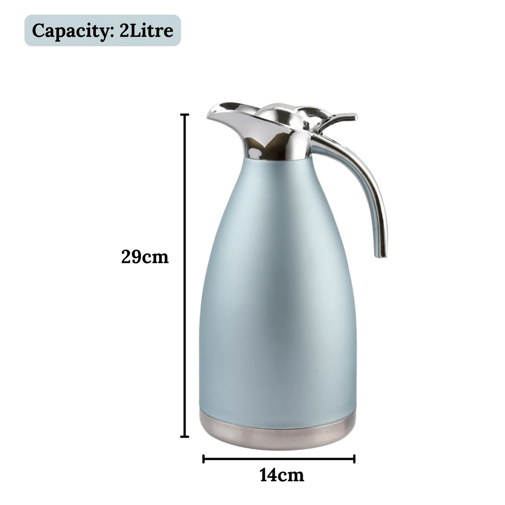 Double-Layer Stainless Steel Bottle with Vacuum Sealed Lid (2L)