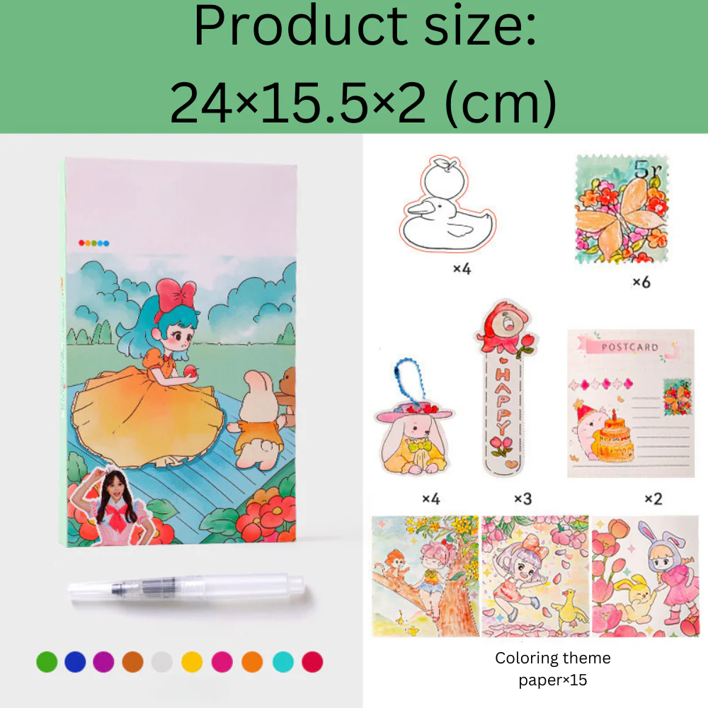 Fairy Tale Princess Coloring Book