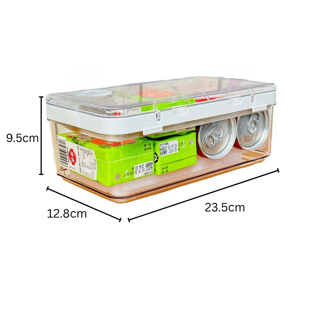 Multi-Purpose Portable Leak-Proof Sealing Crisper Box with Ice Crystals