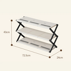 Compact Space Foldable Shoe Rack