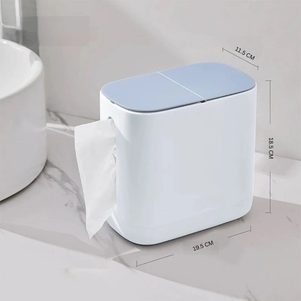 حامل مناديل (كلينكس) ويا سلة مهملات (زبالة) اثنين في واحد