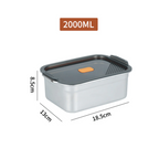 Multifunctional Vacuum-Sealed Stainless Steel Food Storage Container