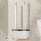 Space-Saving Compact Toilet Brush with Holder